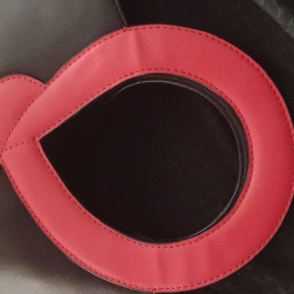 Roberta Di Camerino Black Red Leather R Logo Handbag - Picture 11 of 15